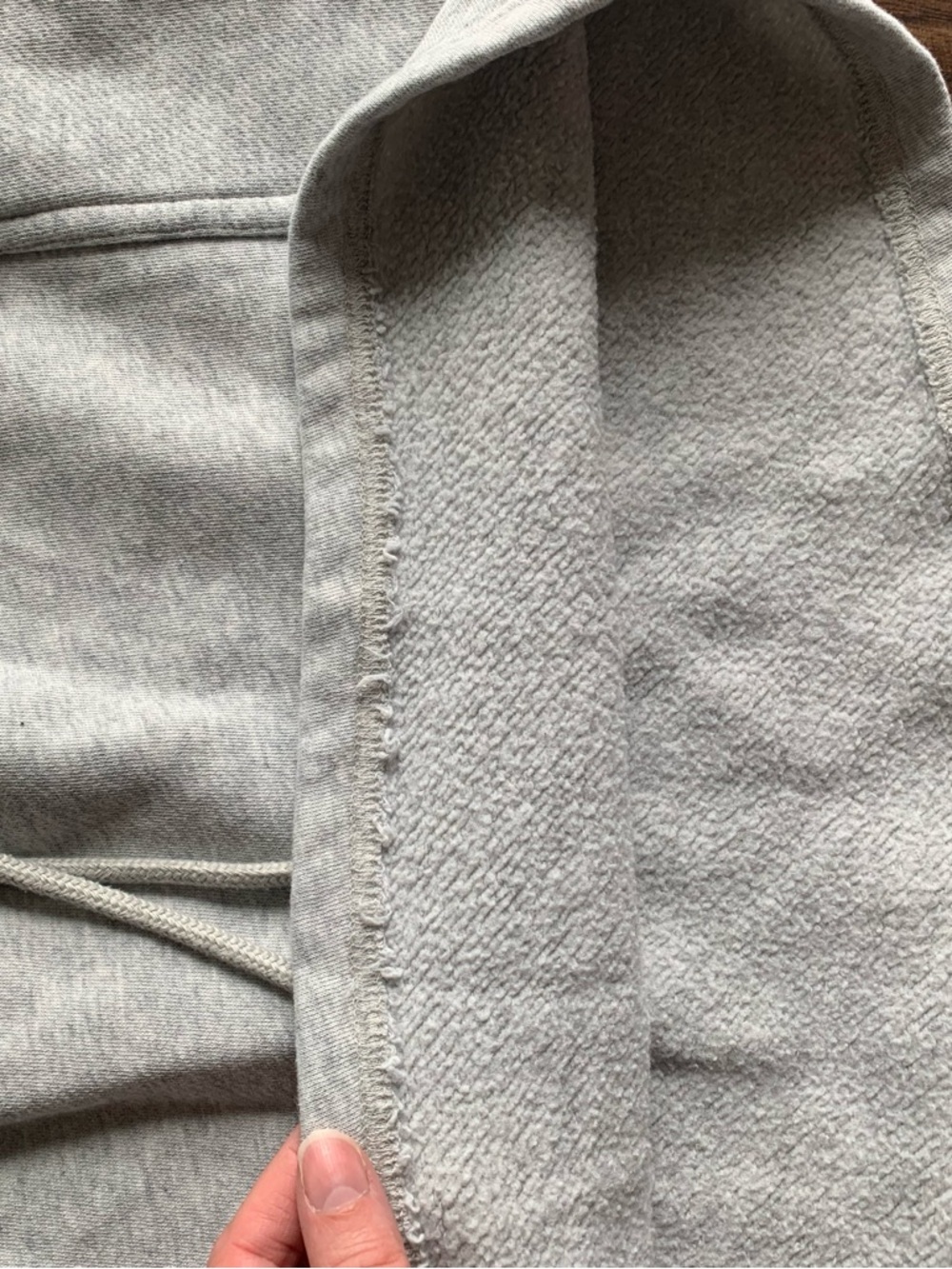 Universal Thread Light Gray Cozy Fleece Skirt with Drawstring Waist - Picture 4 of 9